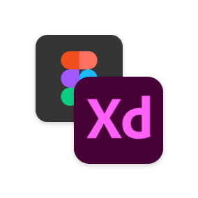 figma and adobe xd logo